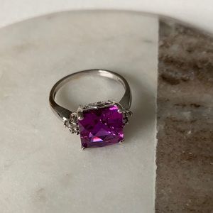 Gold dipped Pink Sapphire